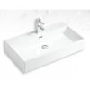 Επιτραπέζιος Νιπτήρας Ορθογώνιος MYRTO 2173-S 50x42x12 Λευκός