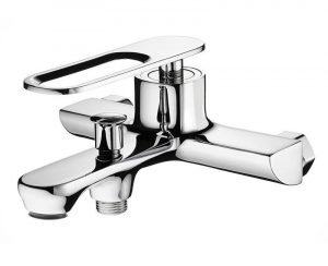 Μπαταρία Λουτρού Mοντέρνα LUX 61031-3 Χρωμέ