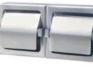 Tenox 71311-1 Διπλή Χαρτοθήκη Με Κάλυμμα  Inox