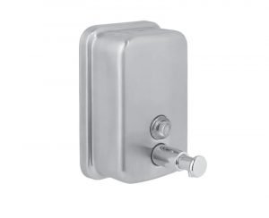 81201 Dispenser Επίτοιχο Inox Με Μπουτόν
