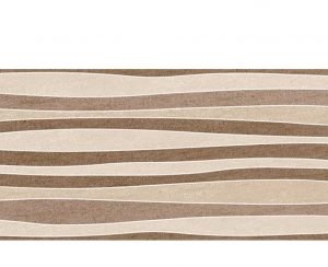 Πλακάκι μπάνιου με σχέδια Milos Relieve Decor Μπεζ 20x50
