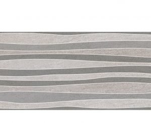 Πλακάκι μπάνιου με σχέδια Milos Relieve Decor Γκρι 20x50