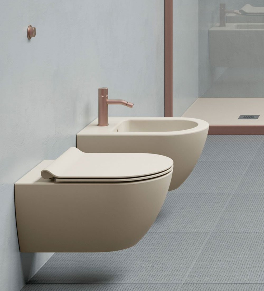 Κρεμαστή Λεκάνη Με Κάλυμμα PURA/50 SWIRLFLUSH CRETA