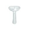 TONDO HD7 – Επίτοιχος Νιπτήρας Πορσελάνης 57×44 – HUIDA Λευκός