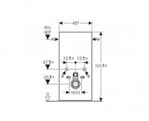 Geberit Monolith 131.021.TG.5 SandΓυαλί