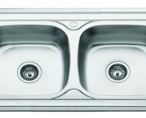 Νεροχύτης 2 Γούρνες EDEN ΙΙ 100x50x165 Gloria Inox