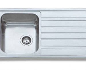 Νεροχύτης 1 Γούρνα Και Ποδιά 304 CORTINA-1 NOVA 86x50x0,6χιλ. Gloria