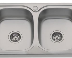 Νεροχύτης 2 Γούρνες MICRO-DUE II SΤ/ST 78x43mm Gloria