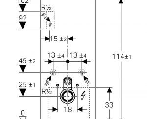 MONOLITH ΚΡΕΜΑΣΤΗ ΛΕΚΑΝΗ 114CM ΛΕΥΚΟ ΜΕ ΕΞΑΓΩΓΗ ΟΣΜΩΝ ΚΑΙ ΦΩΣ