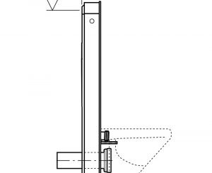 MONOLITH ΚΡΕΜΑΣΤΗ ΛΕΚΑΝΗ 114CM ΛΕΥΚΟ ΜΕ ΕΞΑΓΩΓΗ ΟΣΜΩΝ ΚΑΙ ΦΩΣ