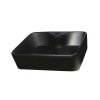 DOLCE – Νιπτήρας Πορσελάνης Επιτραπέζιος Ματ 49x38x13 Μαύρος