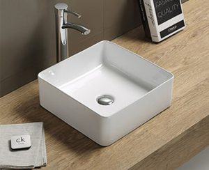 ISA-COMO - Επιτραπέζιος Νιπτήρας Μπάνιου 37x37x14 Λευκός