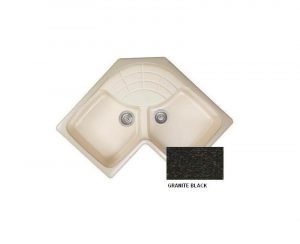 Νεροχύτης Sanitec Classic 310 Granite Black