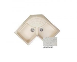 Νεροχύτης Sanitec Classic 310 Granite White