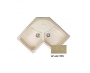 Νεροχύτης Sanitec Classic 310 Metallic Cream