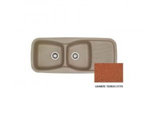 Νεροχύτης Sanitec Classic 311 Granite Terracotta