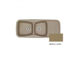 Νεροχύτης Sanitec Classic 311 Metallic Coffee