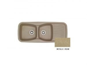 Νεροχύτης Sanitec Classic 311 Metallic Cream