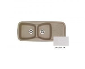 Νεροχύτης Sanitec Classic 311 Metallic Ice