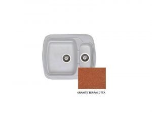 Νεροχύτης Sanitec Classic 314 Granite Terracotta