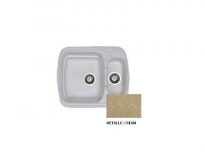 Νεροχύτης Sanitec Classic 314 Metallic Cream