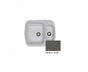 Νεροχύτης Sanitec Classic 314 Metallic Silver