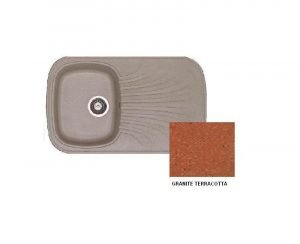 Νεροχύτης Sanitec Classic 315 Granite Terracotta
