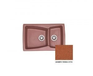 Νεροχύτης Sanitec Classic 320 Granite Terracotta