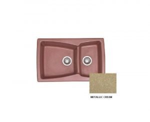 Νεροχύτης Sanitec Classic 320 Metallic Cream