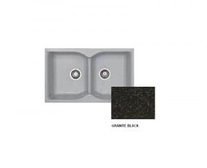 Νεροχύτης Sanitec Classic 322 Granite Black