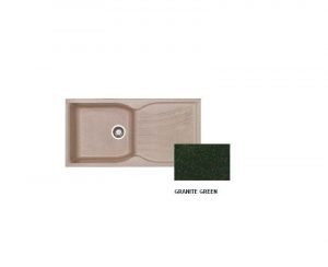 Νεροχύτης Sanitec Classic 324 Granite Green