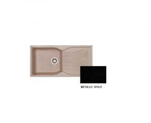 Νεροχύτης Sanitec Classic 324 Metallic Space