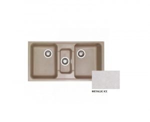 Νεροχύτης Sanitec Classic 325 Metallic Ice