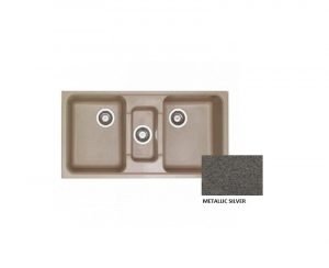 Νεροχύτης Sanitec Classic 325 Metallic Silver