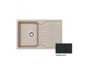 Νεροχύτης Sanitec Classic 327 Granite Blue Λευκό