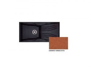 Νεροχύτης Sanitec Classic 328 Granite Terracotta