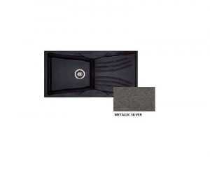 Νεροχύτης Sanitec Classic 328 Metallic Silver