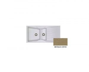 Νεροχύτης Sanitec Classic 329 Metallic Coffee
