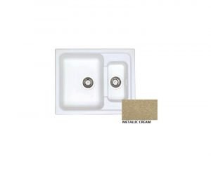 Νεροχύτης Sanitec Classic 330 Metallic Cream