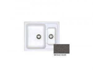 Νεροχύτης Sanitec Classic 330 Metallic Silver