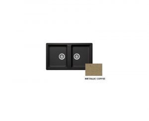 Νεροχύτης Sanitec Classic 334 Metallic Coffee