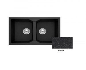 Νεροχύτης Sanitec Granite 806 Grafite 79 2B