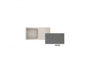 Νεροχύτης Sanitec Granite 811 Pietra 1B 1D