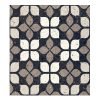 Πλακάκι μωσαικό Frammenti Nero Fiore 20x20 Μαύρο