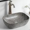 ELEGAN-1 465*320*135 ΝΙΠΤΗΡΑΣ DECOR GREY DARK ΜΑΡΜΑΡΟ