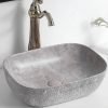 ELEGAN-2 465*320*135 ΝΙΠΤΗΡΑΣ DECOR GREY LIGHT ΜΑΡΜΑΡΟ