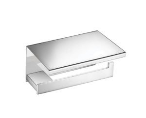 Χαρτοθήκη με καπάκι - Toilet Roll Holder Chrome