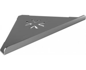 Σπογγοθήκη Γωνιακή GUN METAL Brushed