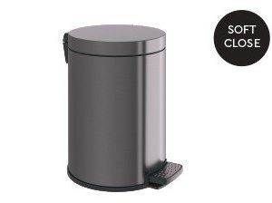 Χαρτοδοχείο GUN METAL 6LT Brushed