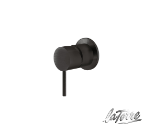 Μίκτης Εντοιχισμού 1 Εξόδου Elle316 La Torre Inox PVD Black Brushed